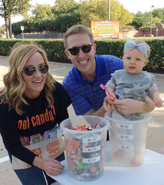 Two dental team members volunteering in Coppell community