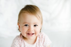 baby with several teeth