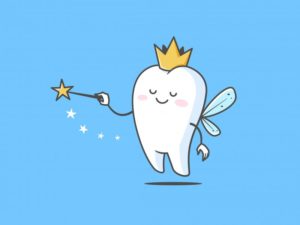 an illustration of a tooth fairy