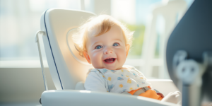 a closeup of a child during a dental visit 